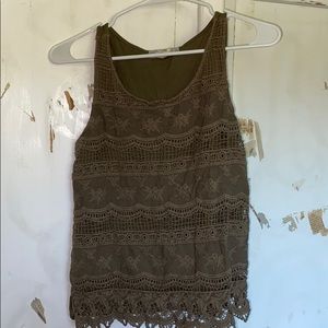 Crochet tank top